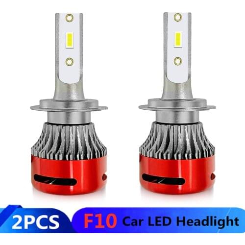 F10 Car Lights H7 H11 H1 H3 9005 9006 LED Headlight Bulbs H4 Hi-Lo Beam 60W/Pair 12000LM 6000K Super Bright Automobiles Headlamp