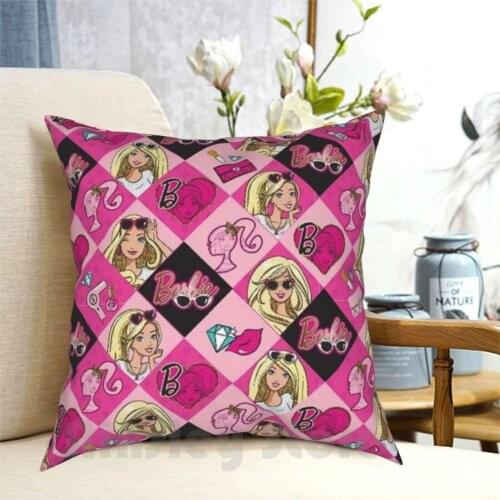 Cool Mania Pillow Case Printed Home Soft DIY Pillow cover Pink Dolls Girly 2000S Aesthetic Shanboujee Ken Dollhouse