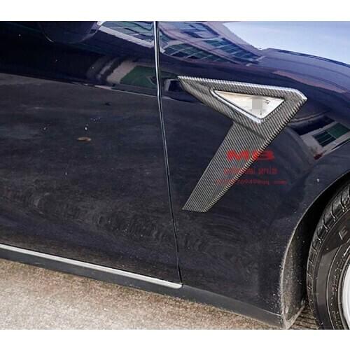 Model 3 Model S Model X carbon Side fender logo Cover trim Badge sticker