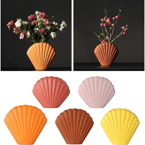 Nordic Ceramic Vase Flower Arrangement Pot Creative Simple Design Home Decor