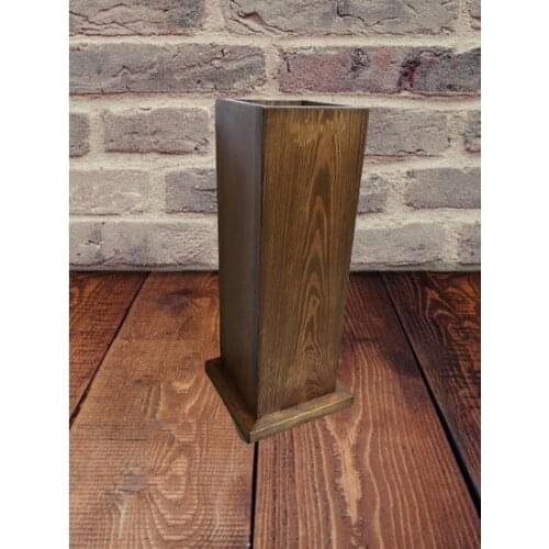 Modern EYMEN ORNAMENT 40cmAhşap Vazo vase jarrón ваза vaso مزهرية