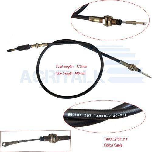 TA820.213C.2.1, the hand control cable for auxilary clutch, suitable for Lovol tractor TA804-904 series
