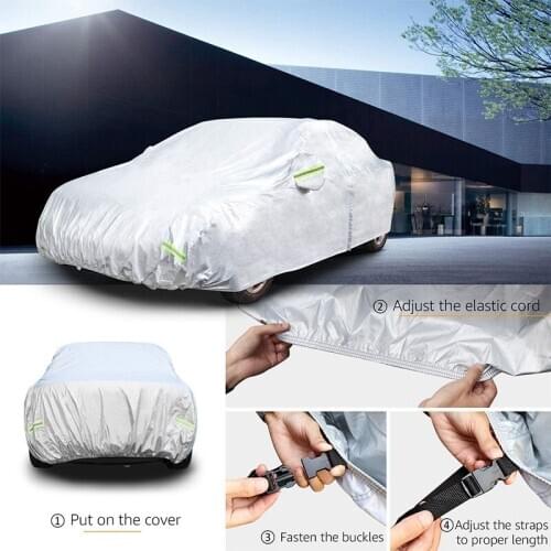 Universal Car Covers Indoor Outdoor Cover Sun UV Snow Dust Resistant Protection Cover for Sedan