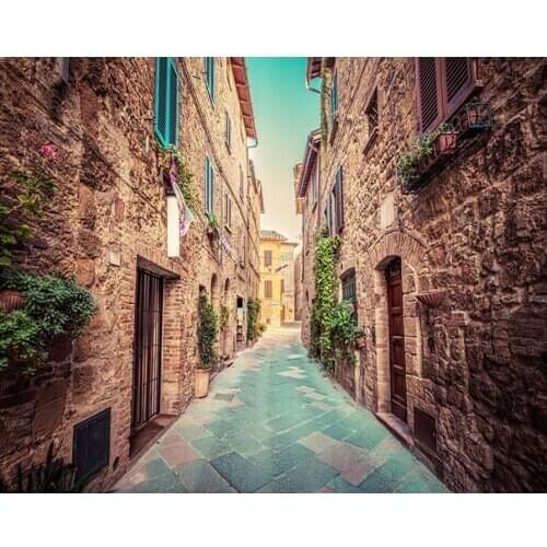 VinylBDS Backdrop Retro Brick Building Wedding Photography Background Brick Photo Studio Backdrops