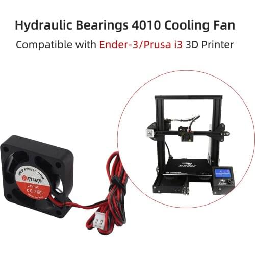Blowers Ball Bearings 4010 Cooling Fan DC 24V Humidifiers 3D Printer Parts Compatible with Ender-3 /Prusa i3 3D Printer 1.2M