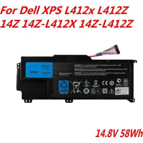 High Quality 14.8V 58Wh V79Y0 V79YO YMYF6 0YMYF6 Laptop Battery For Dell XPS L412x L412z 14z 14Z-L412X 14Z-L412Z