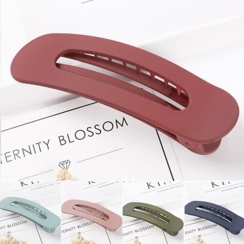 Frosted Hair Clips Large Duckbill Clip Side Clip Big Clip Bangs Headdress Female Hair Tools Hair Clips for Girls Women