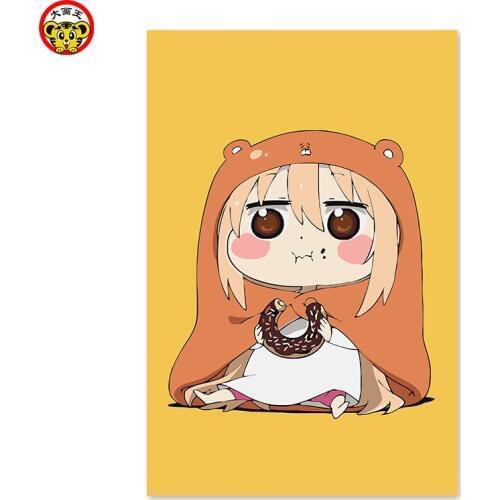 Painting by numbers art paint by number Small buried dry sister Digital painting DIY, drawing on the cloth by digital Cute, cute