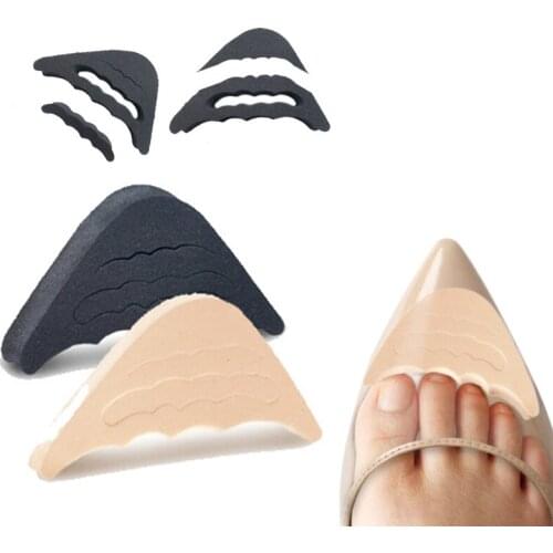 1 Pair Forefoot Insert Pad For Women High Heels Toe Plug Half Sponge Shoes Cushion Feet Filler Insoles Anti-Pain Pads Adjustable