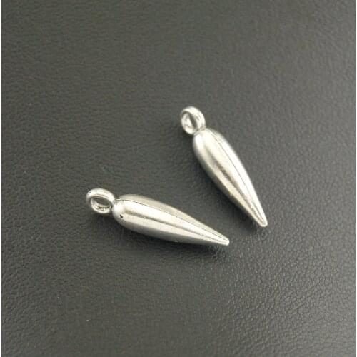 10 Pcs Silver Color 5x21mm Conical Rivet Charms Jewelry Making DIY Handmade Craft A1218