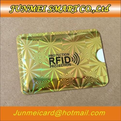 10pcs RFID Shielded colorful Sleeve Card Blocking 13.56mhz IC card Protection NFC security card prevent unauthorized scanning