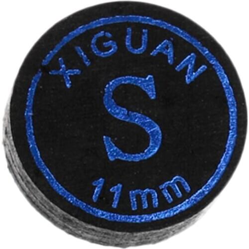 11mm/13mm Laminated Leather Cue Tips for Snooker or Pool Cue Replacement Accessories- Choice of Hardness