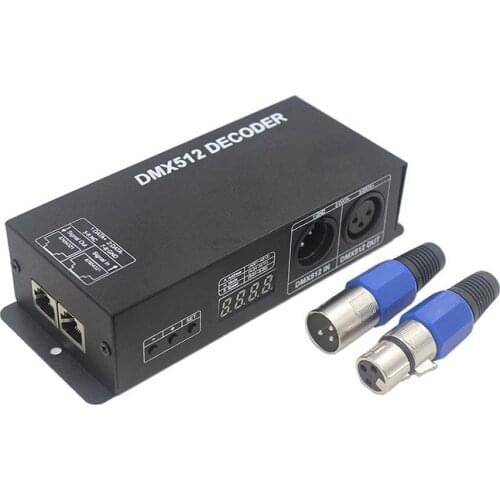 3-channel DMX512 Decoder RGB Display DMX512 Controller Stage Light Engineering Master