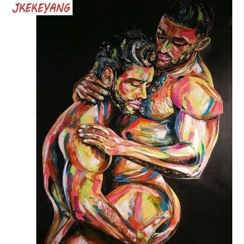 5D DIY square/round Diamond Painting Gay Cross Stitch Diamond Embroidery Pattern Rhinestone Home Decor J1383