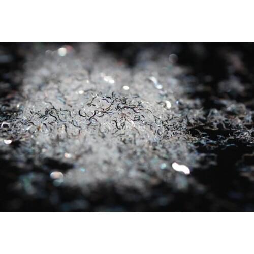 White Silver Diamond Mirror Glitter
