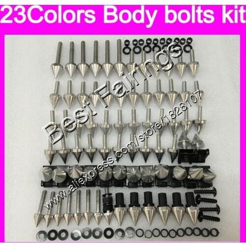 Fairing bolts full screw kit For SUZUKI GSXR600 GSXR750 08 09 10 GSXR 600 750 GSX R600 2008 2009 2010 Complete Body screws Nuts