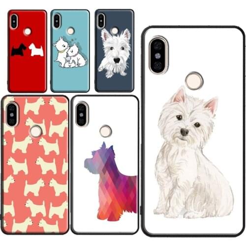 West Highland Terrier Westie Case For Xiaomi Redmi Note 10 Pro Cover For Redmi Note 9 Pro 8 8T 9S 9A 9C 9T Bumper Coque