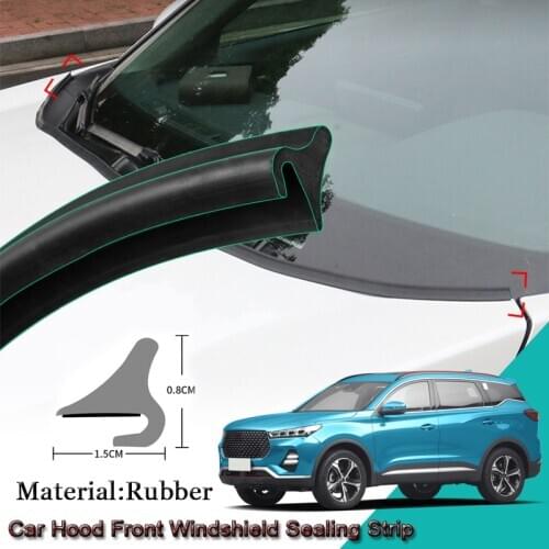 DIY Car Seal Strip Windshied Spoiler Filler Protect Edge Weatherstrip Strips Sticker Car Accessories For Chery Tiggo 7 2015-2020