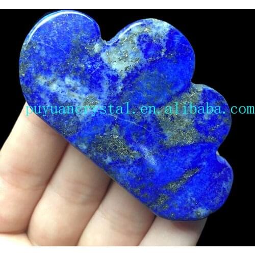 Clearance Natural Crystal Cloud Figurine Carved Stone Lapis Lazuli Statue Healing Crystals Aesthetic Room Decor Reiki Luck Gift