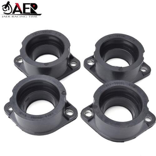 JAER Motorcycle Carburetor Interface Adapter Intake Manifold Pipe For Kawasaki KZ1000 ZX1100 ZN1100 GPZ1100 ZXT10A 16065-1131