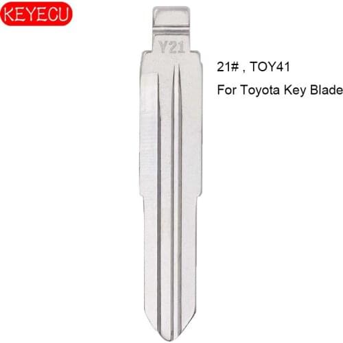KEYECU 10PCS/lot KEYDIY Universal Remotes Flip Blade 21# , TOY41 for Toyota