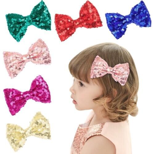 MAYA STEPAN 1 Pcs Baby Girl Hair Accessory Clothes Hairpin Newborn Clip Headwear Princess Children Cute Lovely Bow bowknot