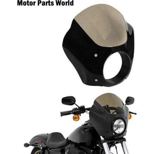 Motorcycle Headlight Fairing Quarter Windshield Smoke Kits For Harley Sportster 883XL 1200XL Iron Dyna FXR Super Glide Low Rider