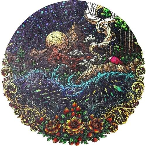 Popular Secret Garden Wooden Jigsaw Puzzle Couples Adults Puzzle Gifts Unique Wood DIY Crafts Famliy Puzzle Games Jigsaw Toys