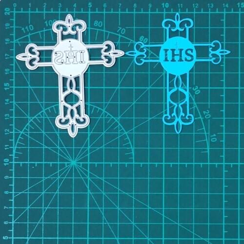 Hollow Cross & IHS Glory Trophy Metal Cutting Dies For Stamp Scrapbooking Stencils DIY Paper Album Card Decor Embossing 2020 New