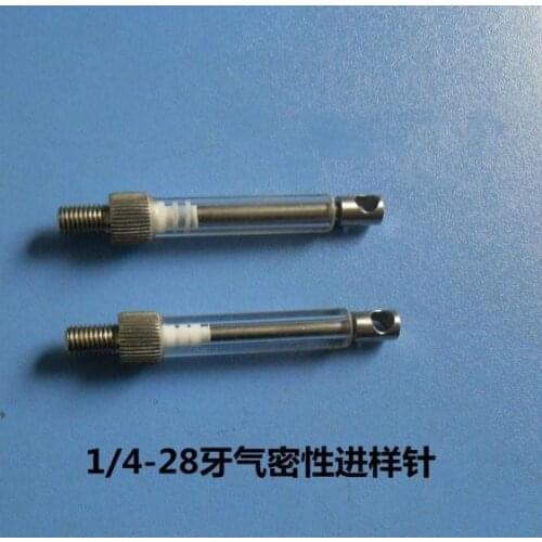 2500ul (1/4-28 Teeth) Airtight Injector Sampler High Precision Injector 30 Stroke