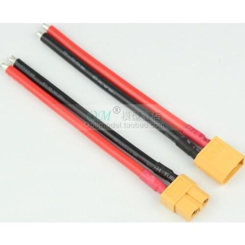 Onemodel 12AWG Silicone Lin /XT60 Battery Connector Cable Female Plug With Wire for RC Model Battery Power Cable Wire Connetor