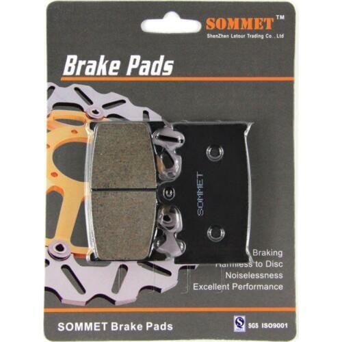 SOMMET Motorcycle Front Brake Pads Disks 1 pair for Suzuki GSXR 600 (V/W/X/Y/K1/K2/K3/ZK3) (97-03) GSXR600 LT158