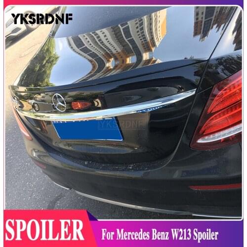 YKSRDNF For Mercedes Benz W213 Spoiler 2020 2021 E-class E200 E300 E320 E63 Spoiler High Quality ABS Car Rear Wing Spoiler