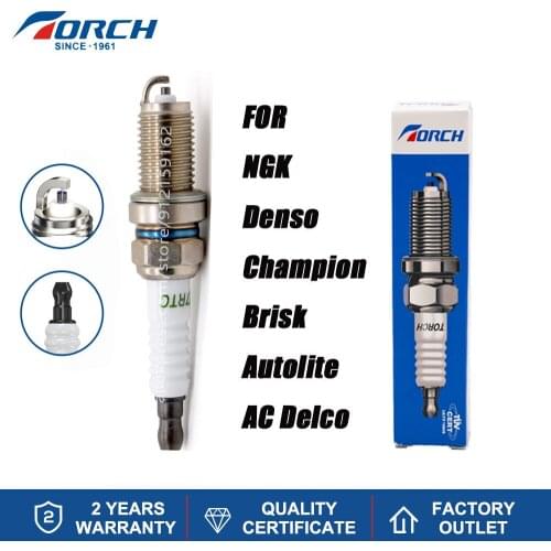 Candle Replacement for NGK BKR6EZB Spark Plug TORCH K7RTC Champion C6YCC Denso K22PR-U Brisk DR14YC Beru Z30 Auto Parts