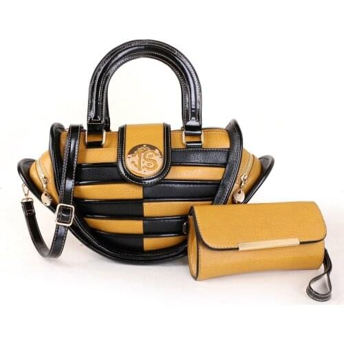 Women bag Korean style stitching new European and American fashion bucket hand-held single-shoulder diagonal stitching large bag