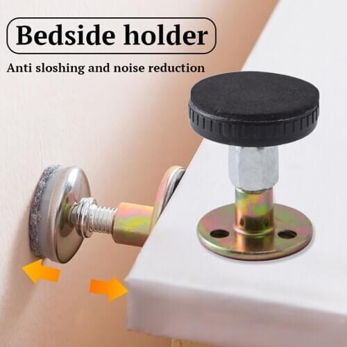 2pcs Bed Frame Anti-Shake Tool Adjustable Threaded Headboard Stoppers Bedside Headboards Prevent Loosening Anti-Shake Fixer