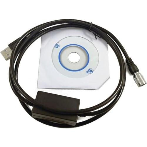 2021 New USB Data Download Cable Hirose Connector for Windows 7 / 8 / 10 / XP For Topcon Sokkia Gowin South Total Station