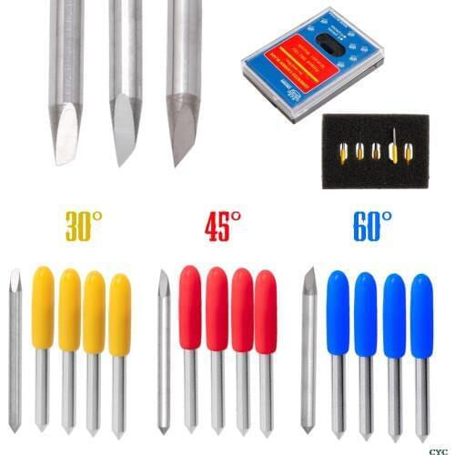 5Pcs 30 45 60 Degree Blades Cutting Plotter For Roland Vinyl Cutter Blade