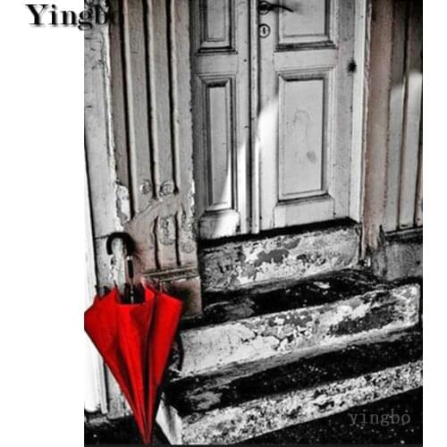 Diamond Painting Full Drill Square Round Europe city door umbrella Diamond Embroidery Sale 5d Rhinestones Home Wall Decoration