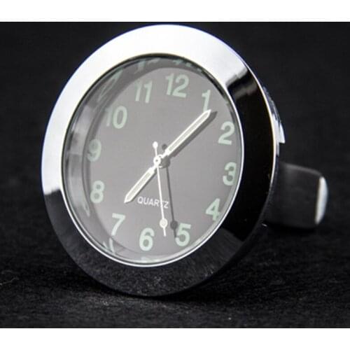 Automobile Quartz Clock Car Decoration Watch Ornaments Vehicle Auto Interior Watch Digital Pointer Air Conditioning Outlet Clip