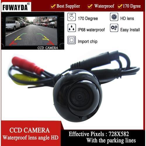 FUWAYDA free shipping!! 360 Degree Mount Front/ Side/Rear Reverse View Car Vehicle CCD Camera Universal