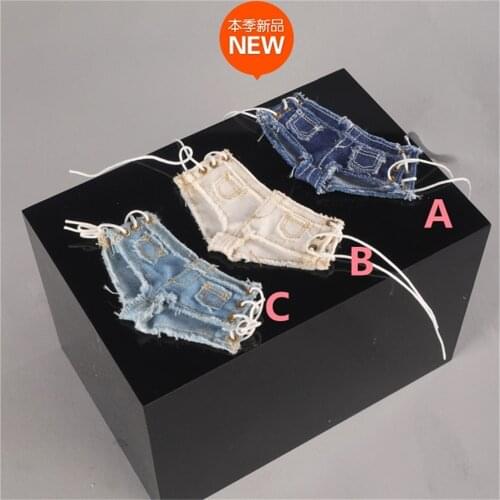 CCTOYS 1/6th Soldier Trend CC024 Womens Shorts Jeans Sexy Lace Hot Pants For Usual 12inch Body Doll Accessories
