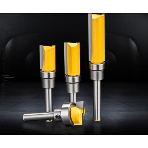 6.35/12.7mm shank Tungsten steel milling cutter for trimming the cutter pattern export woodworking engraving milling cutter