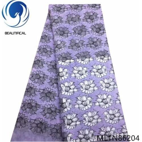 BEAUTIFICAL nigerian lace fabrics New arrival printing flowers net lace fabbric free shipping french lace 5yards/lot ML1N862