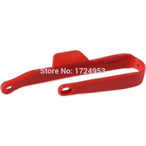Red rubber Motorcycle Swing Arm Protector Plastic Chain Slider Guider For Pit dirt Bike Motocross Spare Parts