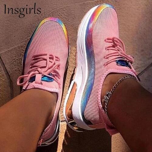 Spring Comfy Loafers Women 2021 Fashion Mix Color Stretch Fabric Ladies Brethable Casual Shoes 35-43 Large-Sized Female Sneakers