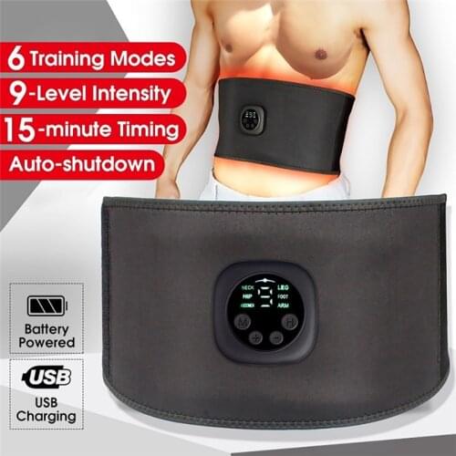 Body Slimming Massager EMS Muscle Training Stimulator Device Abdominal Wireless EMS Gym Professinal Home Fitness Beauty Gear