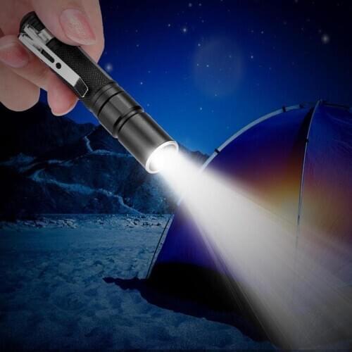 Mini Portable Penlight 2000LM LED Flashlight Torch AAA Powerful Waterp Lantern Battery Light Led For Camping Pocket Hunting