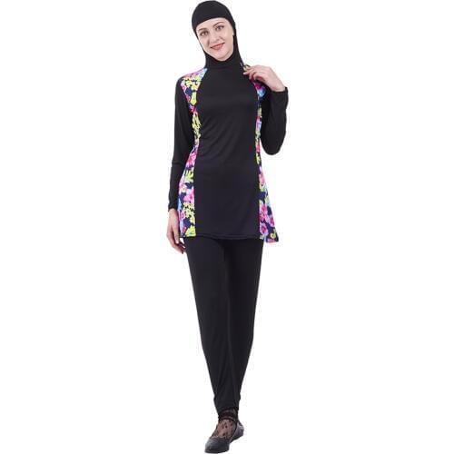 2019 Fashionable Muslim Swimwears Modest Clothing Modest Cloth Female Islamic Hijab Swimsuit Bathing Brand Muslima Swimwears