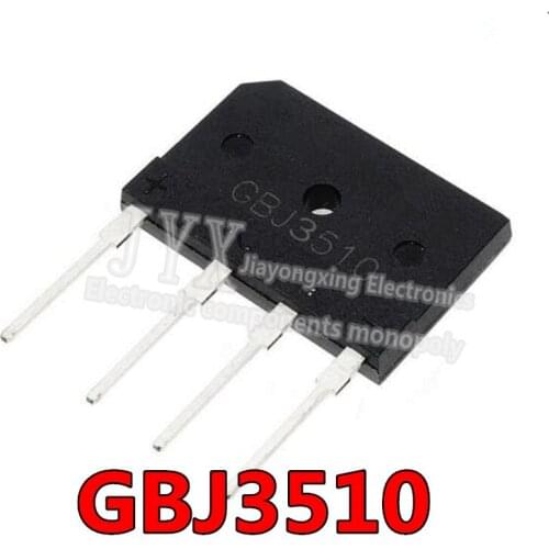 5PCS KBJ3510 GBJ3510 ZIP-4 35A 1000V BRIDGE RECTIFIER new and original IC